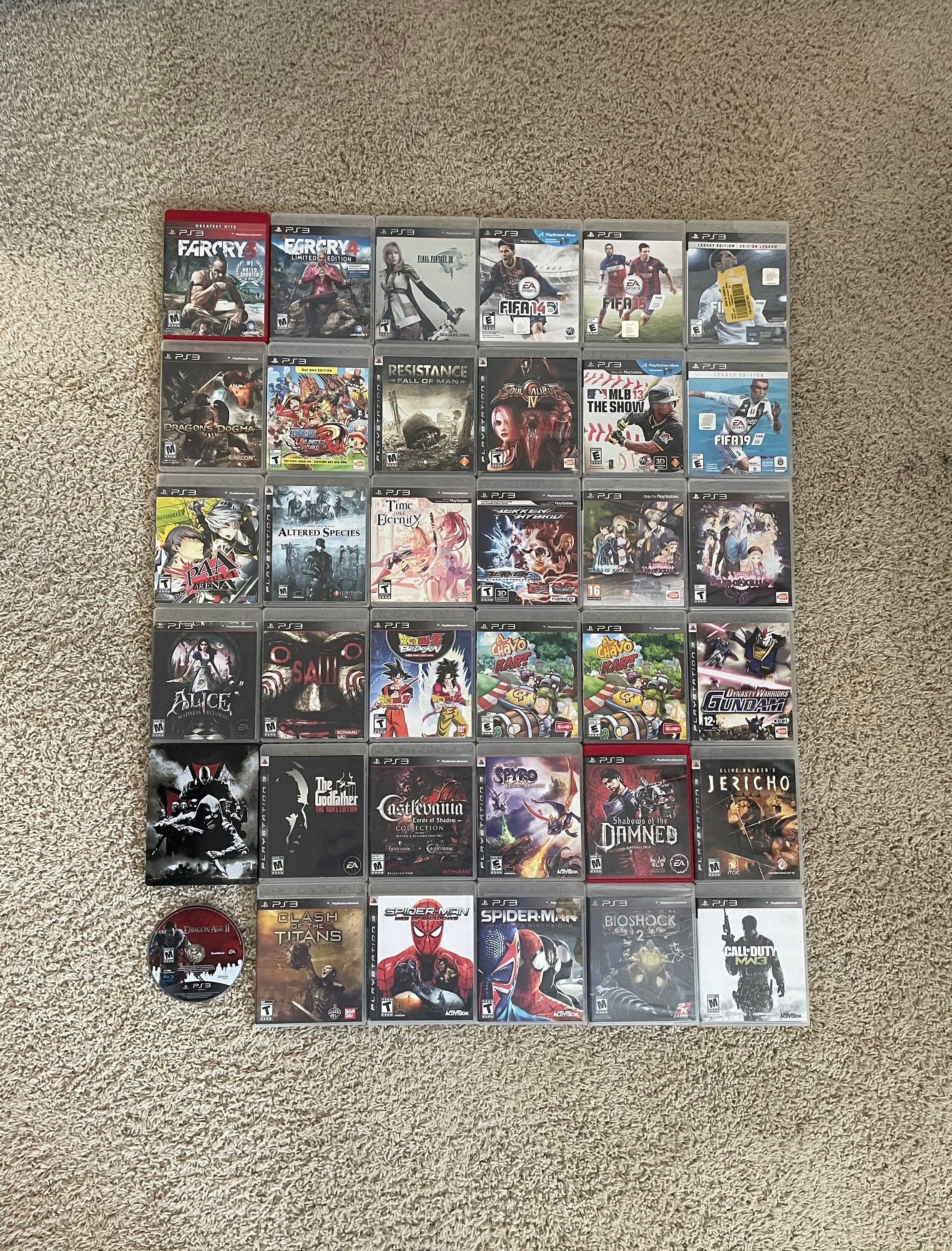 Playstation 3 Game Collection, All my current games for the…