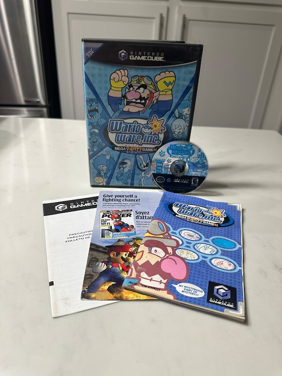 Wario Ware Mega Party Games - Authentic Nintendo Gamecube