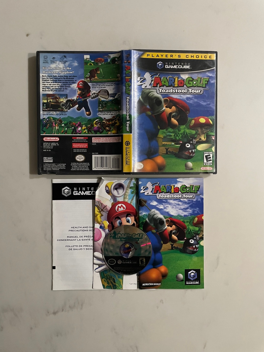 Nintendo Mario Golf ゲームキューブ　プレート マリオゴルフ Mario Golf - Authentic Nintendo Gamecube Game - Etsy