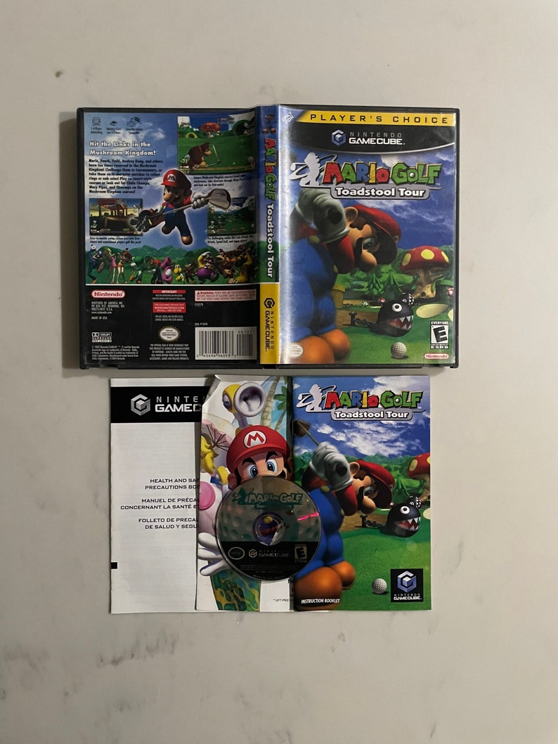 Mario Golf Jeu Nintendo Gamecube authentique image 1