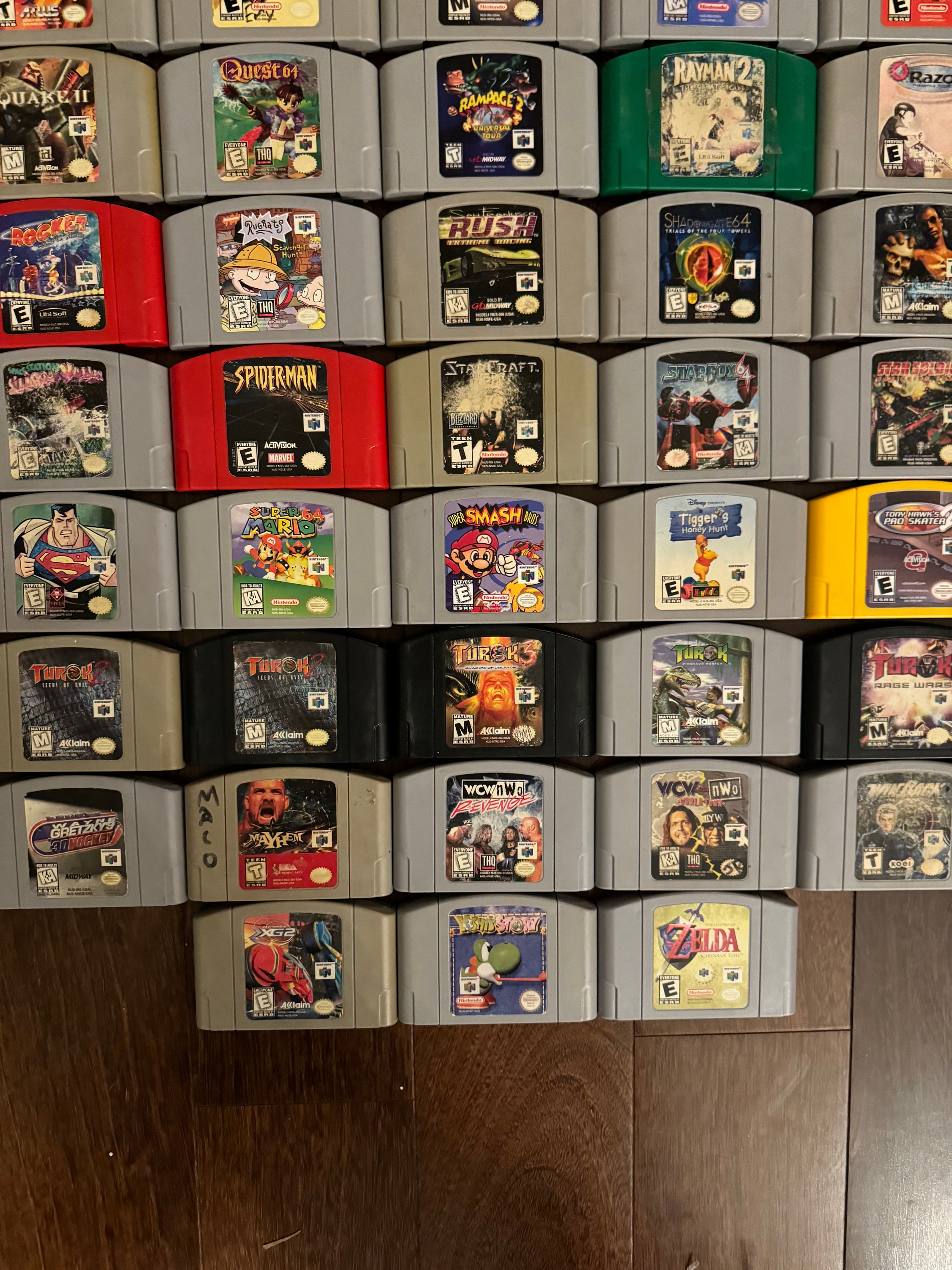 ニンテンドー64（N64）純正ビデオゲームコレクション - お気に入りの