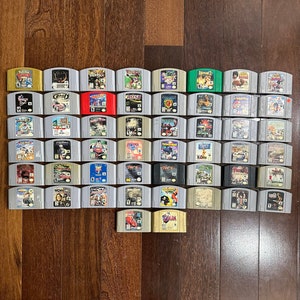 200+ Nintendo 64 N64 Authentic Video Game Collection