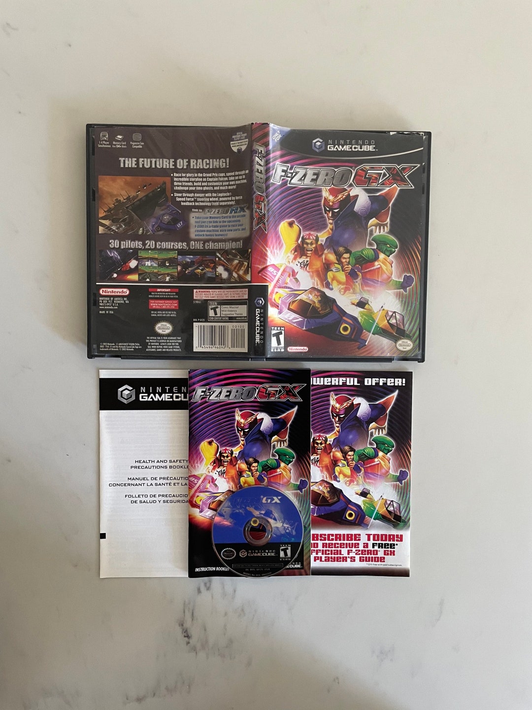 F-ZERO GX - Authentic Nintendo Gamecube Game - Etsy