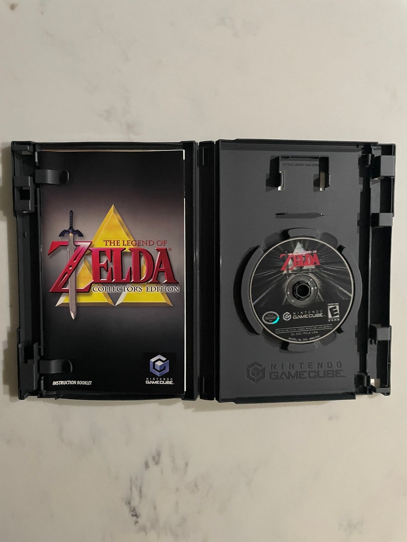 Red Gamecube Disc Legend of Zelda Collector’s Edition - Authentic Nintendo Gamecube Game ...