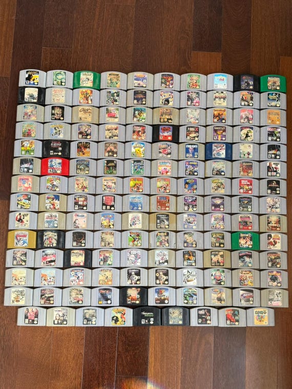 250+ Authentic Nintendo 64 *N64* Video Game Collection - Pick and