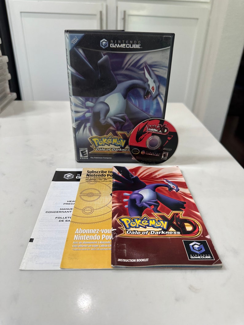 Red Gamecube Disc Pokemon XD - Authentic Nintendo Gamecube Game - Etsy