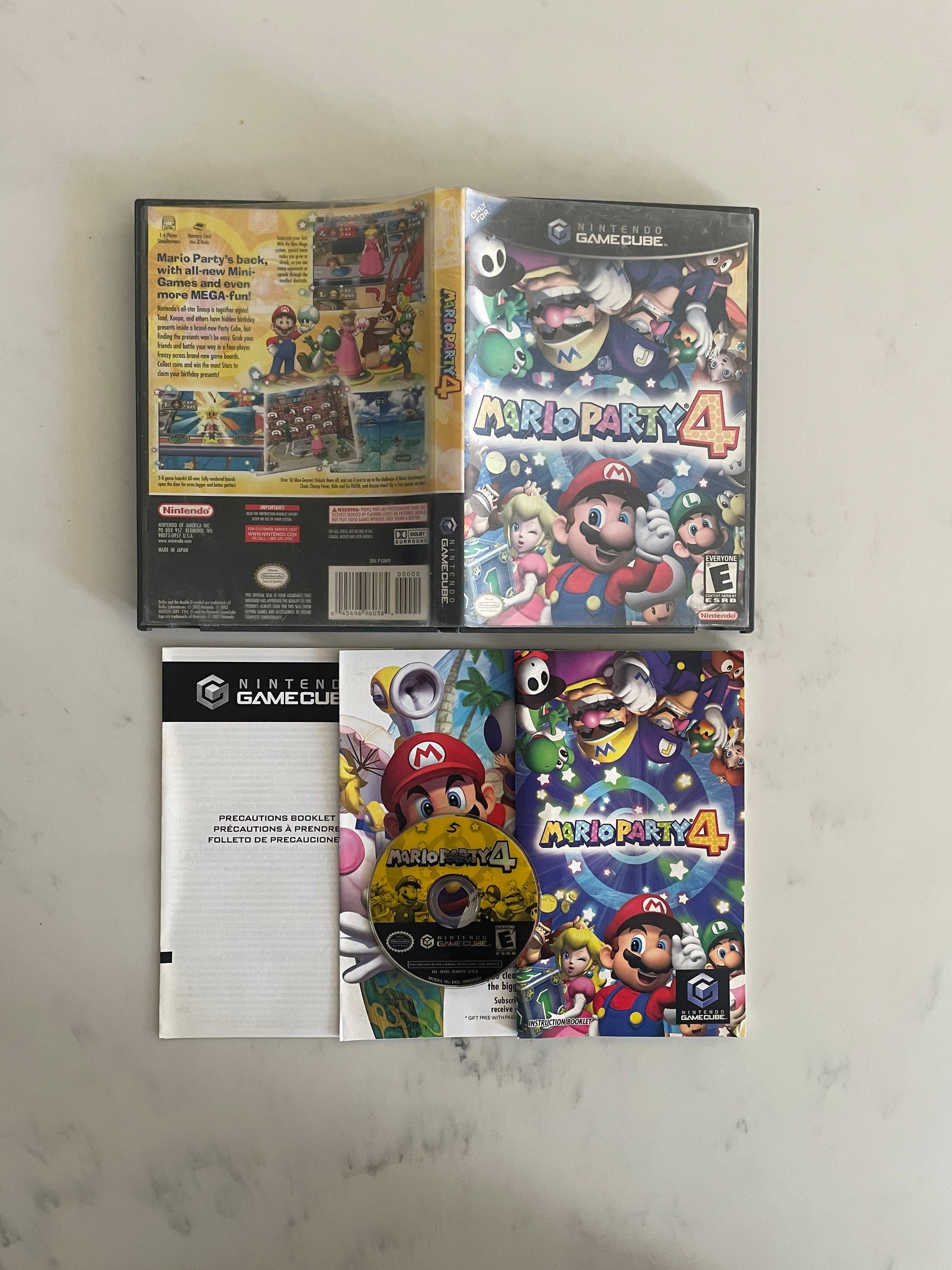 Mario Party 4 5 6 7 set Nintendo Gamecube Japan version Tested