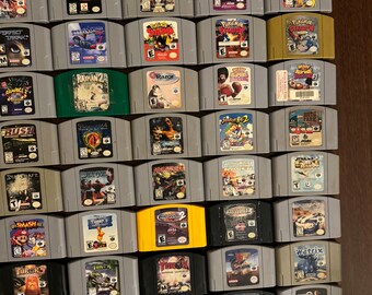 ニンテンドー64（N64）純正ビデオゲームコレクション - お気に入りの