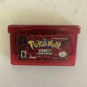 Pokemon RUBY Version - Authentic Nintendo Gameboy Advance GBA Video Game
