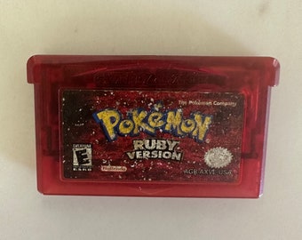 Pokemon RUBY Version - Authentic Nintendo Gameboy Advance GBA Video Game