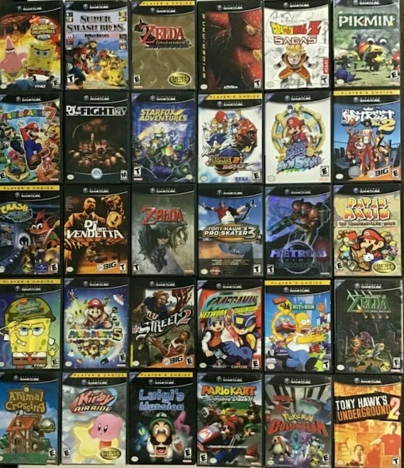 GAMECUBE Authentic Games M S nintendo Gamecube CLEANED and TESTED Etsy
