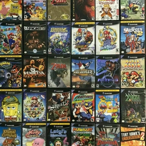 GAMECUBE Authentic Games M - S (Nintendo GameCube) CLEANED and TESTED