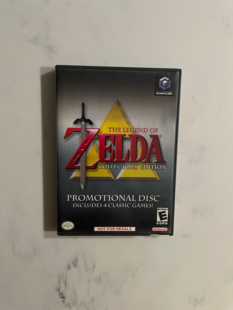 Red Gamecube Disc Legend of Zelda Collector’s Edition - Authentic Nintendo Gamecube Game ...
