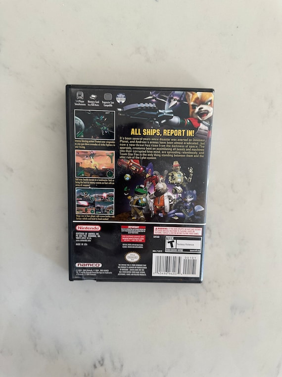 中古】 GC スターフォックスアサルト ゲームキューブ ケース