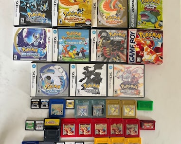Authentic Pokemon Video Games LOT for GBA Nintendo Ds/3ds/gameboy