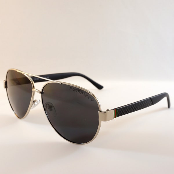 Unisex Classic Aviator Style Sunglasses,  Polarized/Non-Polarized Lens