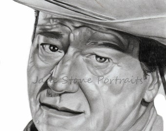 John Wayne downloadable print