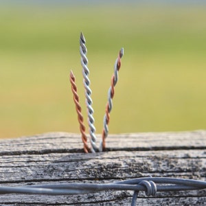 Copper/Silver cowboy toothpick