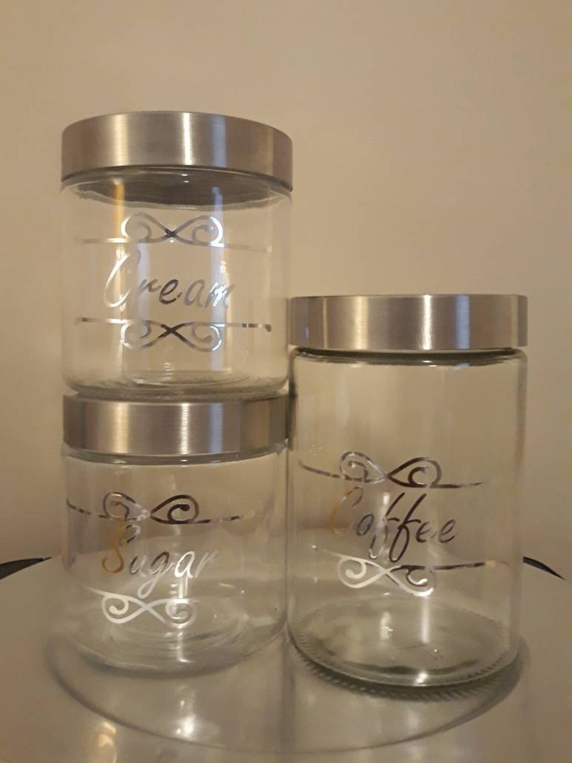 Coffee Cream Sugar Set Etsy