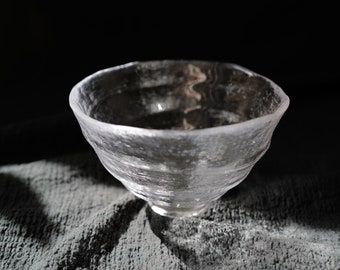 Bol en verre martelé élégant