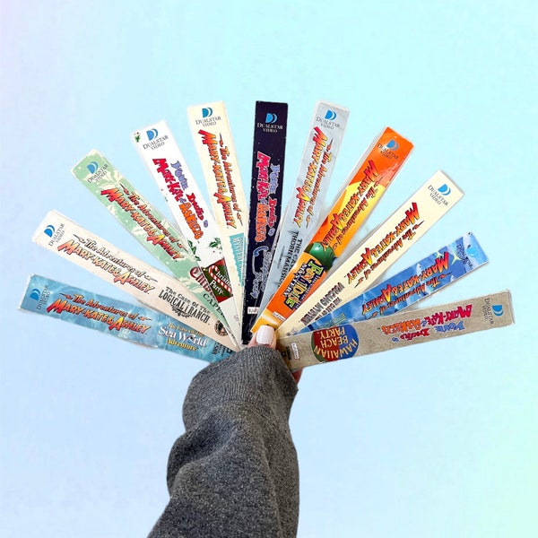 VHS Bookmarks | Adventures of Mary-Kate and Ashley | You’re Invited | Olsen Twins | 2000s Bookmarks | Book Gift | Book Lovers