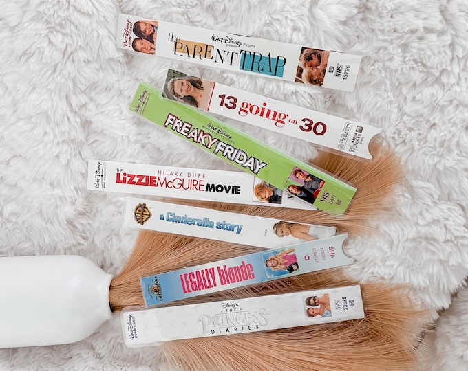 VHS Bookmarks | 90s 2000s Faves Nostalgia | Upcycled | RomCom Drama | Disney Movie | Classic | Movies | Book Gift | Book Lovers | Bookmarks