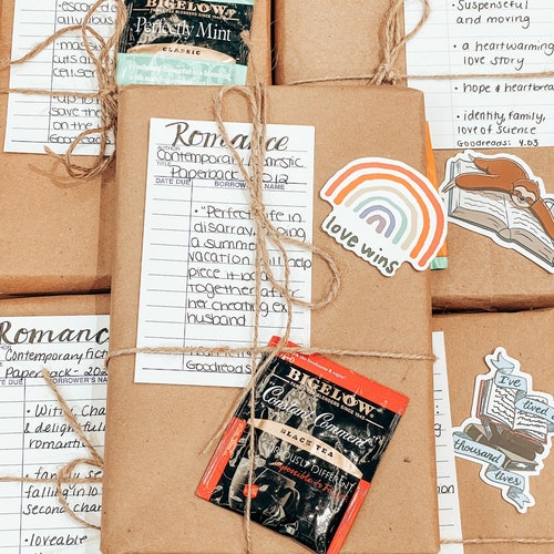 Blind Date With a Book Gift Box Gift Box for Readers Gifts for Etsy