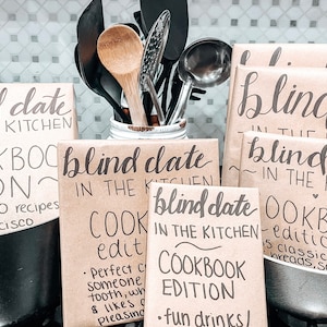 Blind Date with a Book | Cookbook Edition | Baking & Cooking Gift | Drink Recipes | Gift for Cooks | Mystery Cookbooks