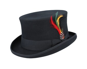 Wool Felt Top Hat Men Women Top Hat 