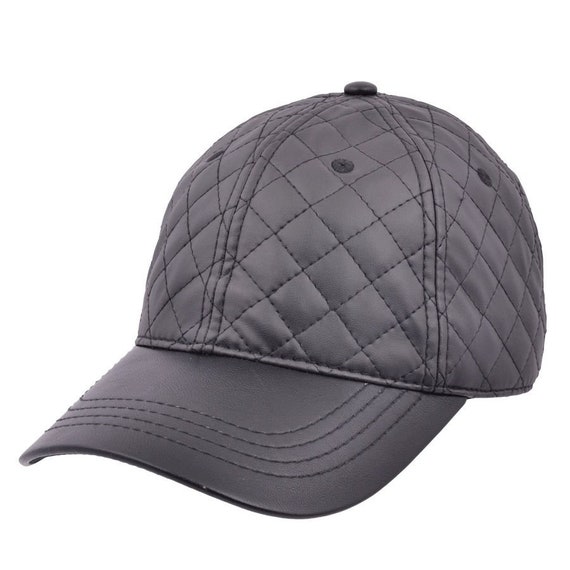 Quilted baseball cheap cap