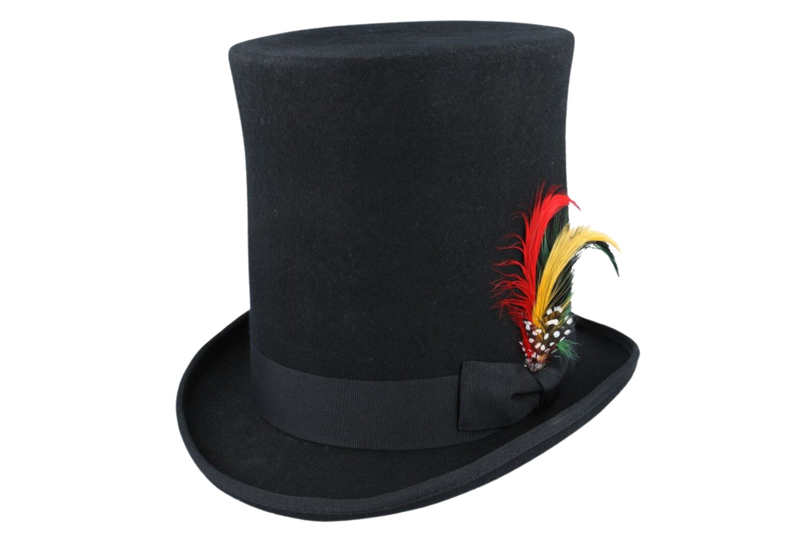 Very Tall Top Hat Wool Felt Top Hat Men Women Top Hat Wool Etsy