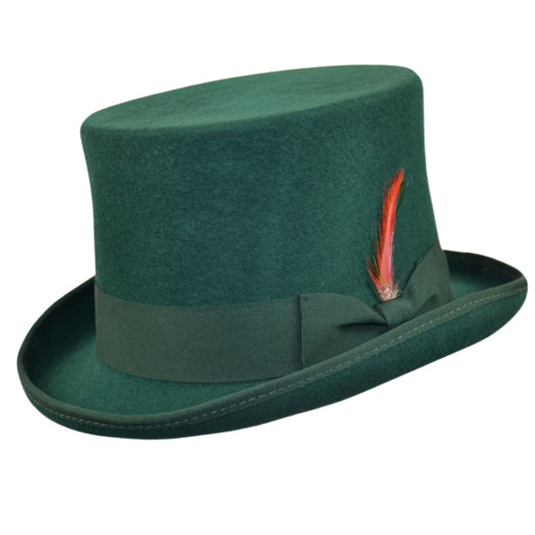 Green Top Hat Etsy