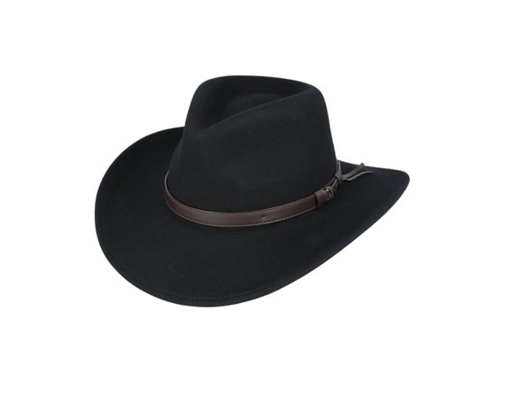 Crushable Wool Cowboy Hat Men Women 