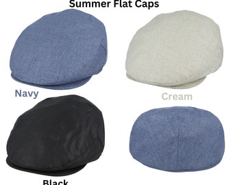 Gorras Planas de Verano, Gorra Plana Estilo Clásico, Gorra Plana Negra, Gorra Plana Crema, Gorra Plana Crema, Gorra Plana Clásica Azul Marino