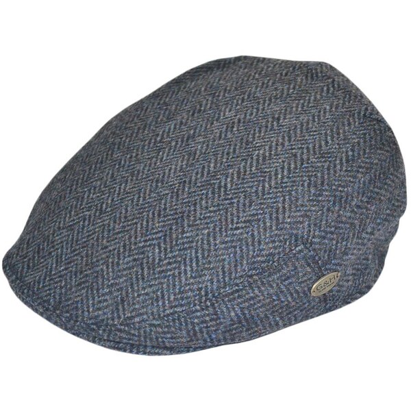 Wool Herringbone Flat Cap: Elevate Your Look with Sophisticated Style