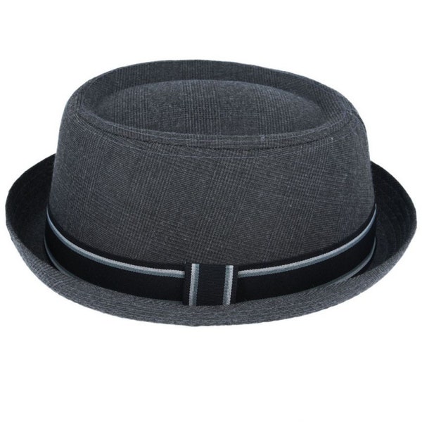 Classic Cotton Pork Pie Hat: A Lightweight, Breathable Twist on a Timeless Style for Men And Women