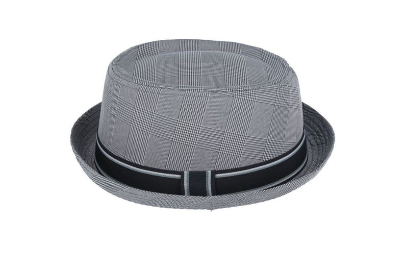 Classic Cotton Pork Pie Hat: A Lightweight, Breathable Twist on a Timeless Style for Men And Women Grey