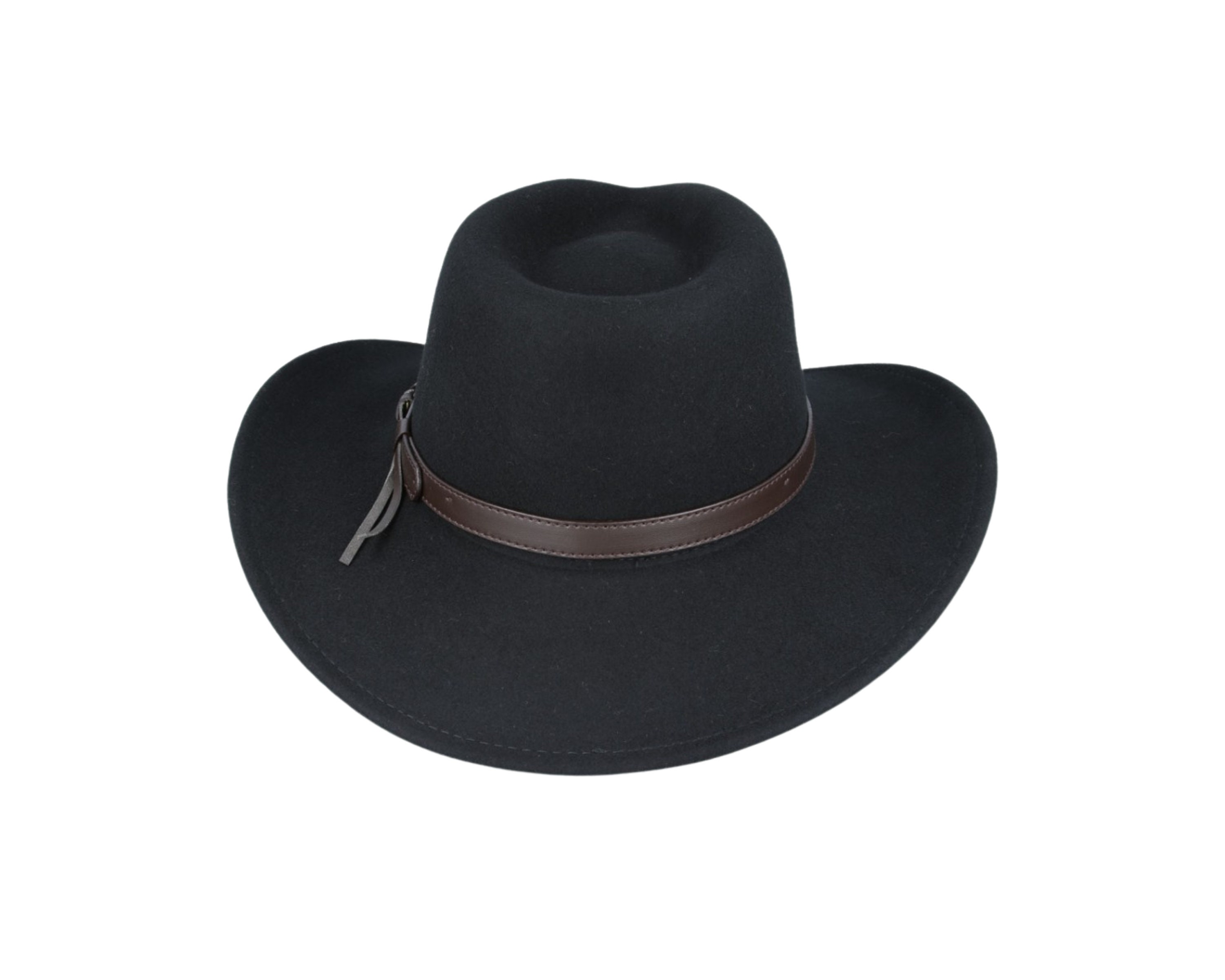Crushable Wool Cowboy Hat Men Women 