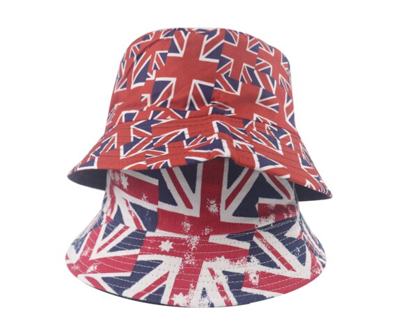 Reversible Union Jack Bucket Hat 