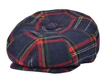 The G&H Scottish Tartan 8 Panel Newsboy Cap: Heritage Chic with a Touch of Scottish Tradition for Classic Style