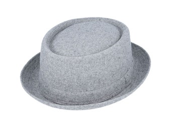 Shop Premium Wool Pork Pie Hat - Timeless Style and Unmatched Quality!" #Fashion #Hats #WoolHat
