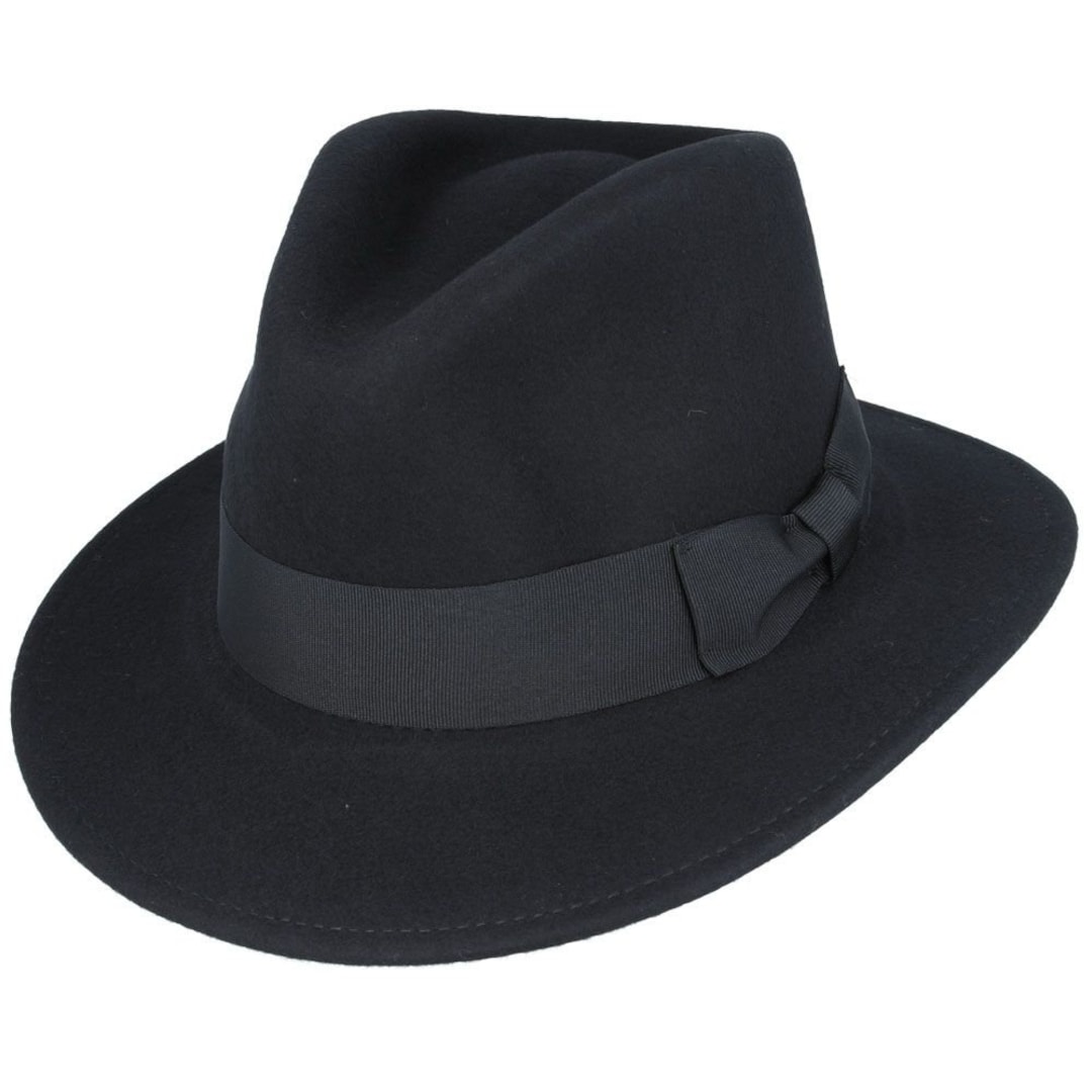100% Wool Felt Crushable Fedora Hat: Embrace Effortless Sophistication ...