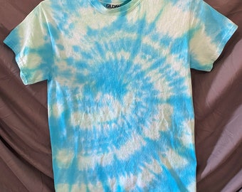 Blue Tie Dye Tee - Small