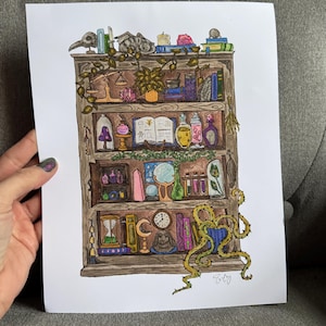 Estantería de brujas
