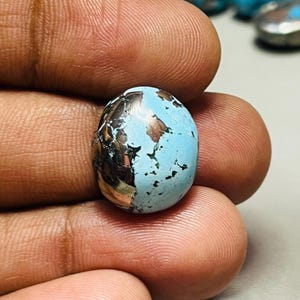 Natural Persian Turquoise Oval Shape Loose Gemstone Size - 16x14x9 Mm, Smooth High Hand Polish Turquoise Use For Jewelry. 20 CTS