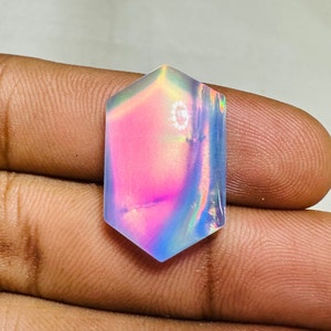Outstanding Aurora Opal Gemstone Opal Doublet Loose Gemstone Aurora Opal Cabochon Use For Silver Jewelry Aurora Opal Necklace Opal Gemstone