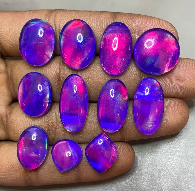 High Quality Aurora Opal Gemstone Cabochon Loose Gemstone Aurora Opal ...