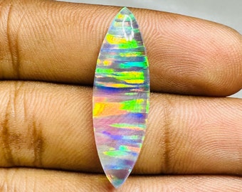 Ethiopian Opal Cabochon Loose Gemstone Welo Opal Gilson Aurora Opal Doublet Stone Opal Fire AAA+ Aurora Opal Gemstone Making For All Jewelry
