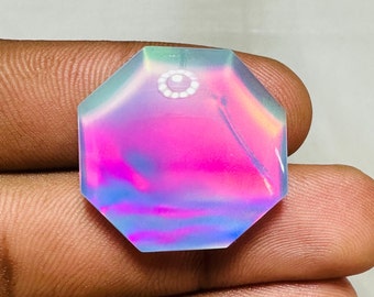 High Quality Aurora Opal Doublet Opal Cabochon Loose Gemstone Ethiopian Opal Fire Use For Silver Jewelry Aurora Opal Necklace Welo Fire Opal