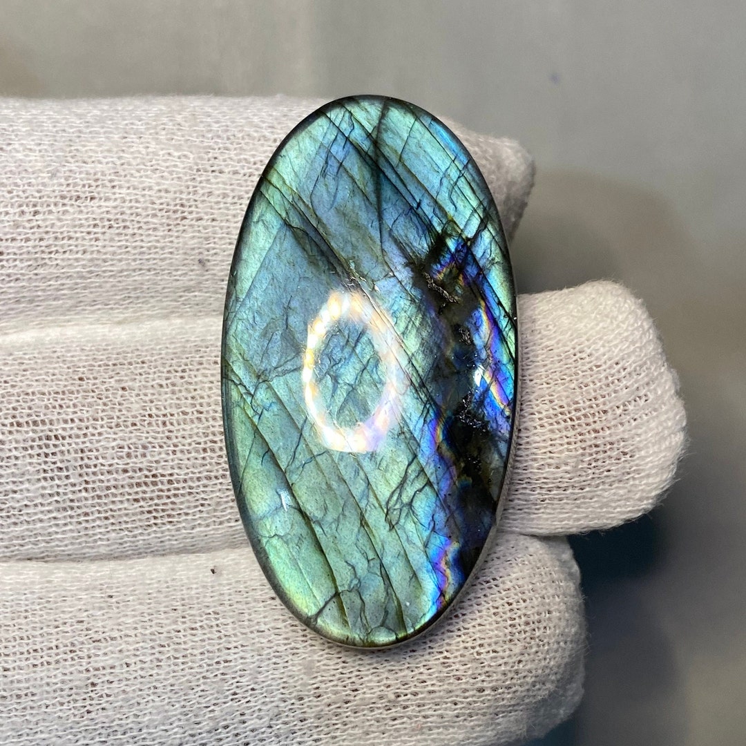 Natural Multi Purple Flashy Fire Labradorite Cabochon Oval Shape ...